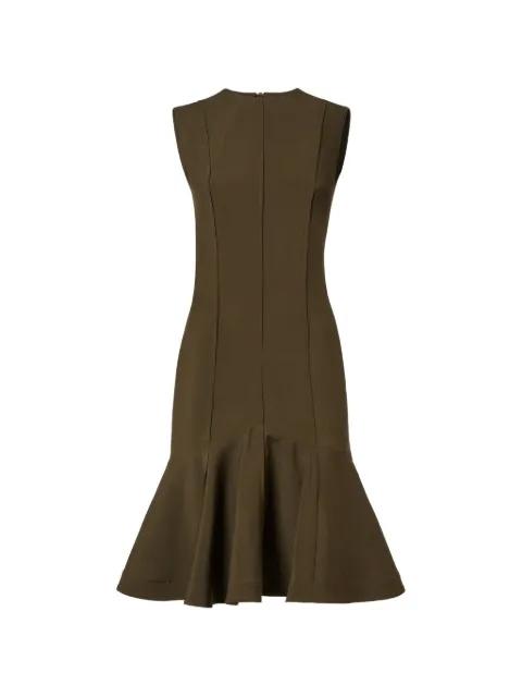 flounce panelled maxi dress by FENDI