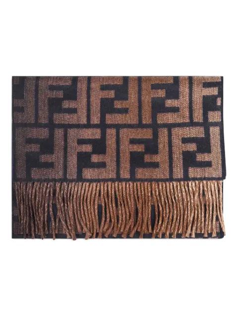 gradient jacquard scarf by FENDI