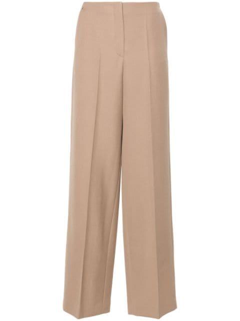 grain-de-poudre wool trousers by FENDI