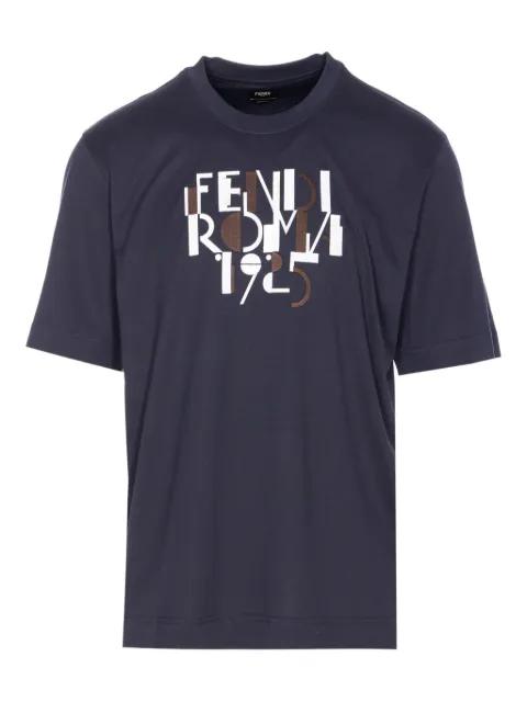 graphic-print T-shirt by FENDI