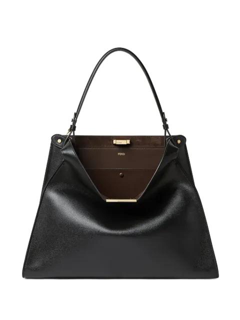 large Way stud leather tote bag by FENDI
