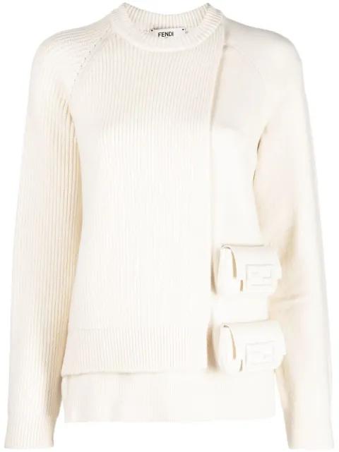 layered utility pocket jumper by FENDI
