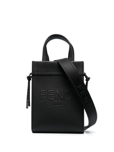 leather tote bag by FENDI