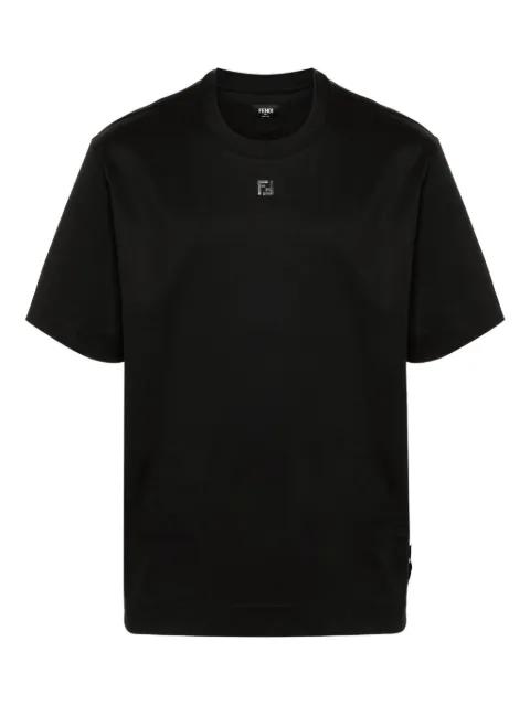 logo cotton T-shirt by FENDI
