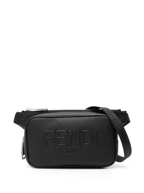 logo-embossed belt bag by FENDI