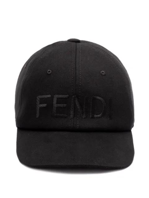 logo-embroidered baseball cap by FENDI