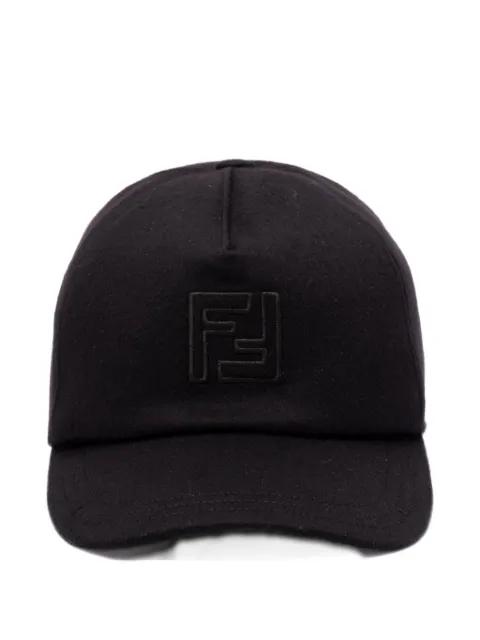 logo-embroidered cap by FENDI