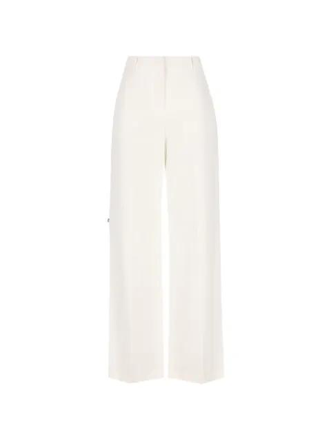 logo-embroidered trousers by FENDI