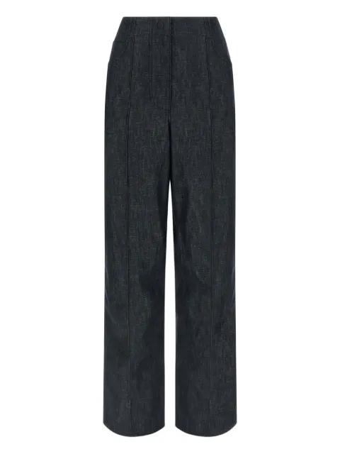 logo-patch jeans by FENDI