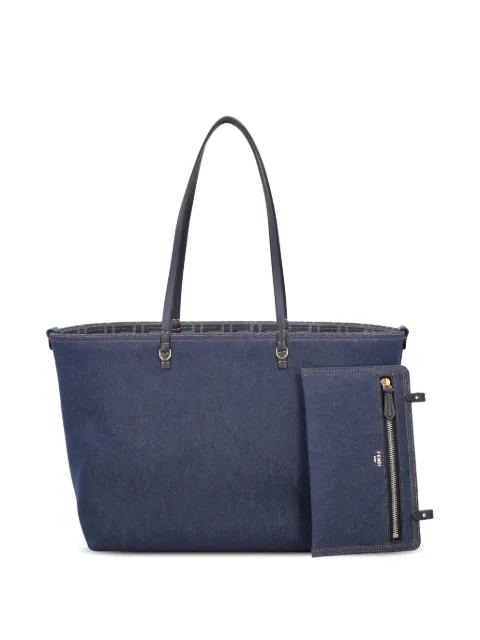 logo-pattern tote bag by FENDI