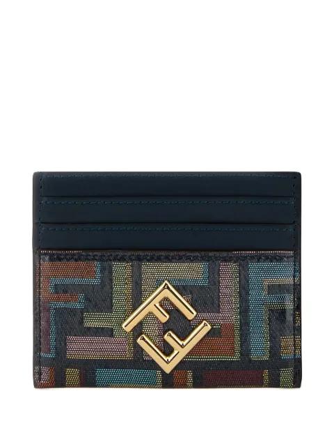 logo-plaque card holder by FENDI