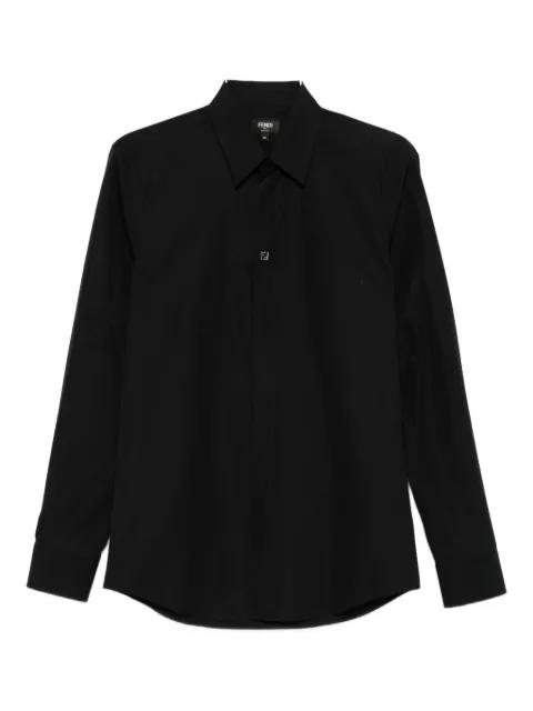 logo-plaque shirt by FENDI