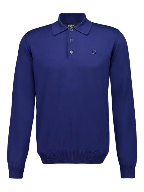 long-sleeve polo shirt by FENDI