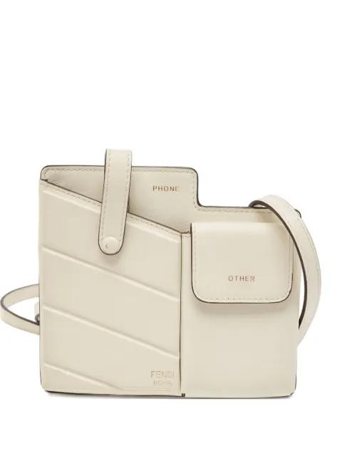 mini Century leather crossbody bag by FENDI