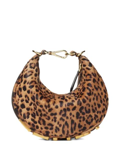 mini Fendigraphy leopard print shoulder bag by FENDI