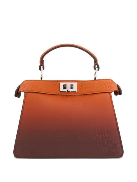 mini Peekaboo ISeeU leather tote bag by FENDI
