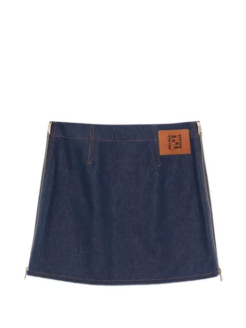 mini denim skirt by FENDI