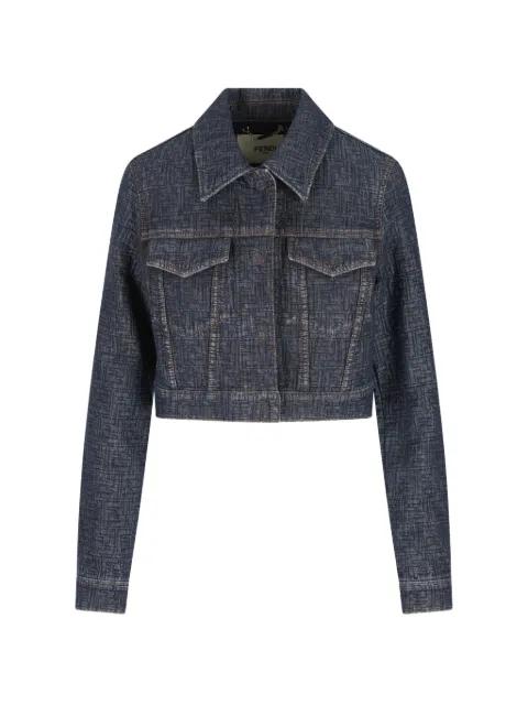 monogram cropped jacket by FENDI