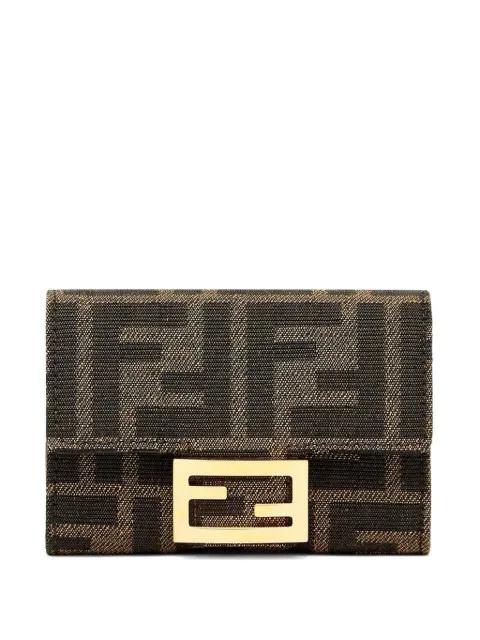 monogram-jacquard wallet by FENDI