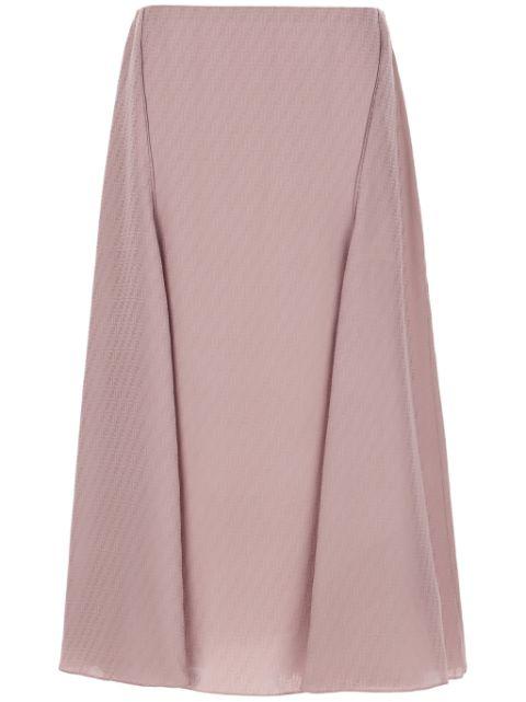 monogram-pattern skirt by FENDI