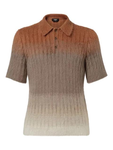 ombré-effect polo shirt by FENDI