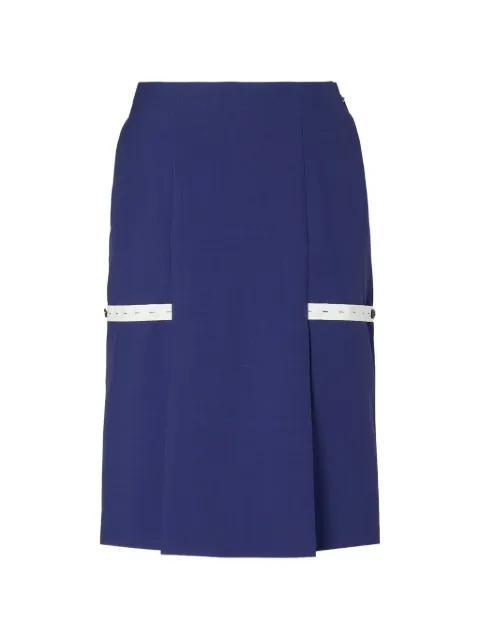 panelled midi skirt by FENDI