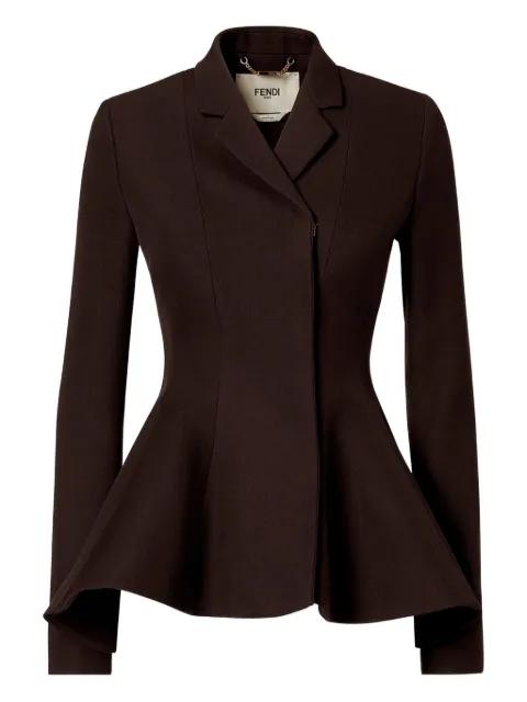peplum blazer by FENDI