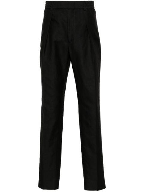 pleat-detail trousers by FENDI