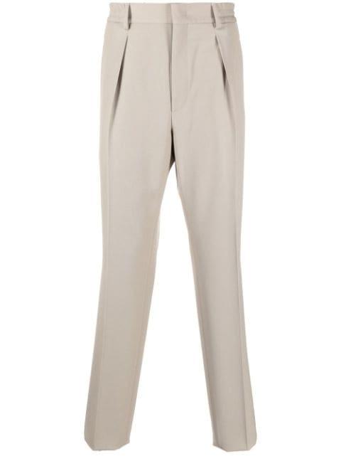 pleated tailored trousers by FENDI