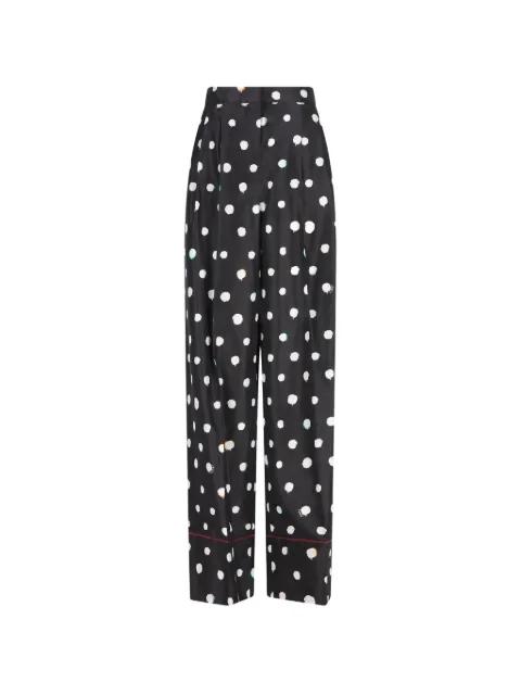polka-dot trousers by FENDI