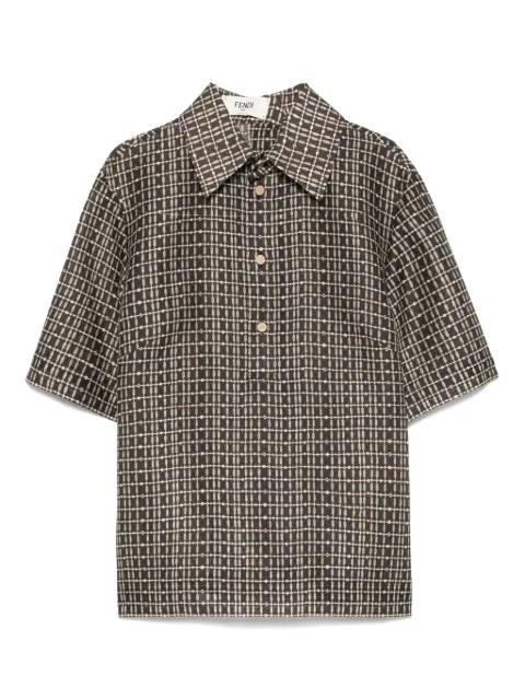 printed blouse by FENDI