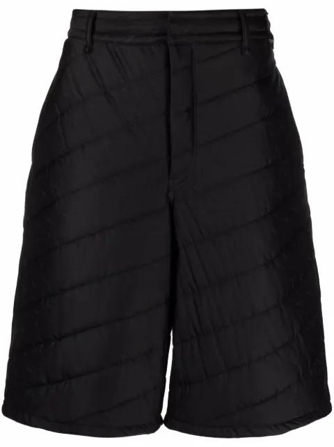 quilted knee-length shorts by FENDI