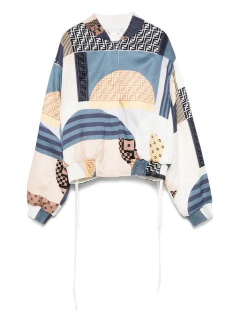 reversible cropped bomber jacket by FENDI