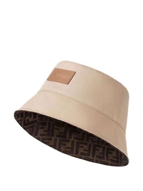 reversible ff-pattern bucket hat by FENDI