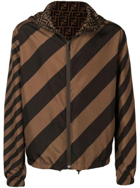 reversible windbreaker jacket by FENDI
