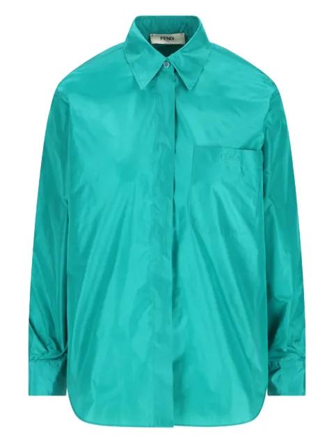 silk long-sleeve shirt by FENDI