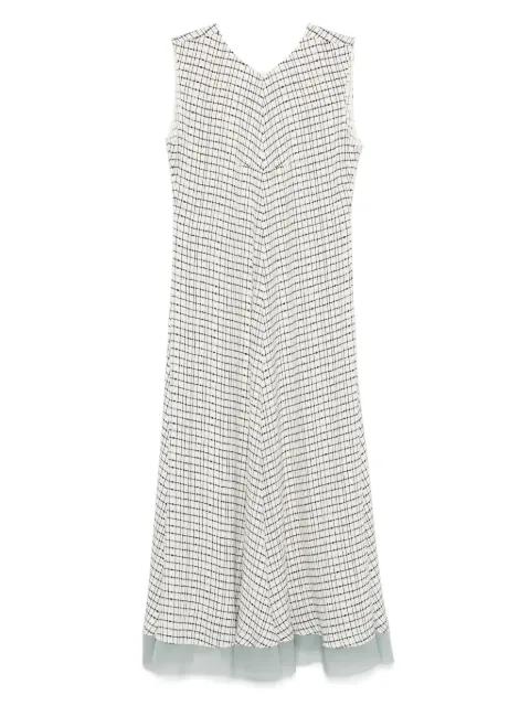 silk midi dress by FENDI