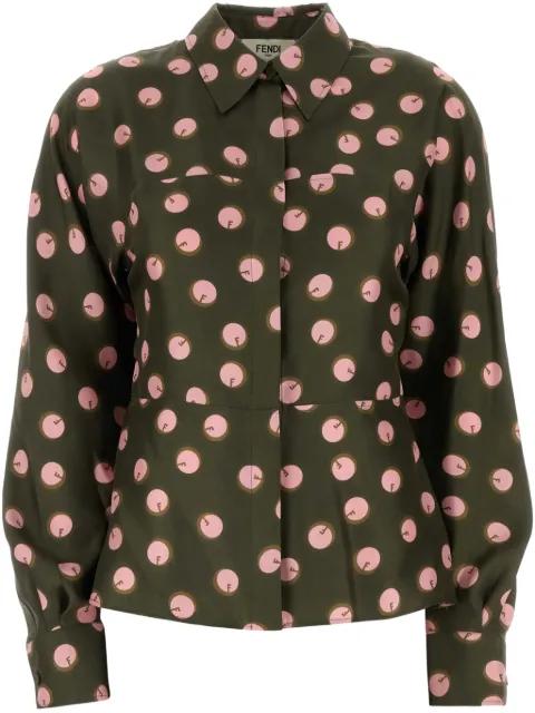silk shirt by FENDI