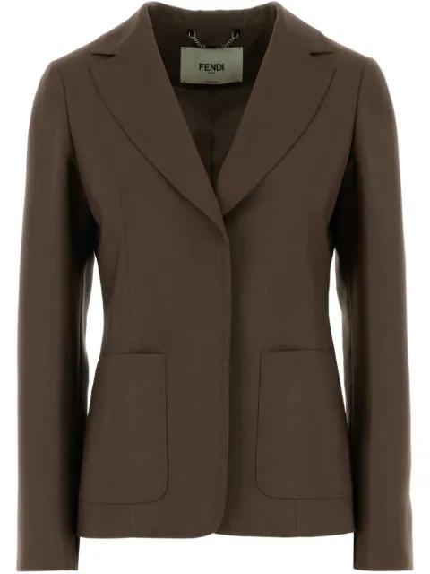 single-breasted blazer by FENDI