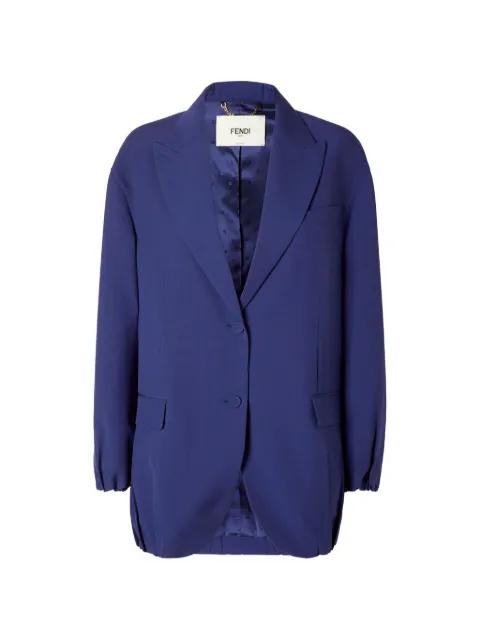 single-breated blazer by FENDI