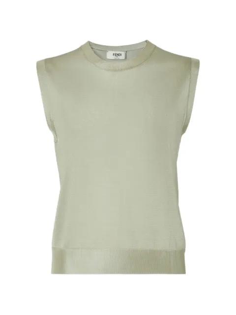 sleeveless top by FENDI