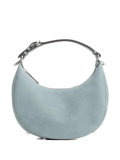 small Fendigraphy suede-finish clutch bag by FENDI