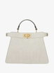 small Peekaboo ISeeU embroidered tote bag by FENDI small Peekaboo ISeeU embroidered tote bag by FENDI