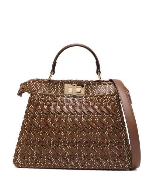 small Peekaboo ISeeU tote bag by FENDI