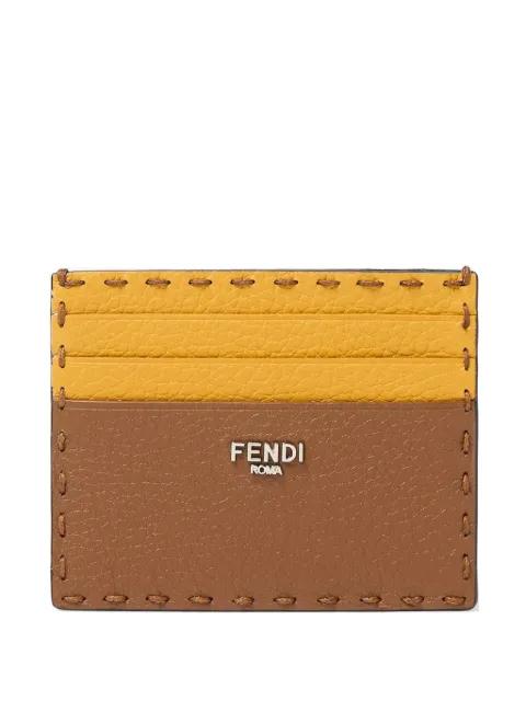 stitched bicolour cardholder by FENDI