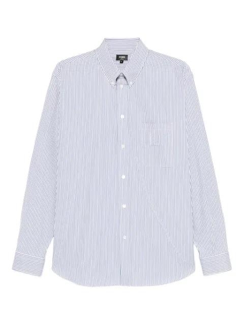 striped long-sleeved shirt by FENDI