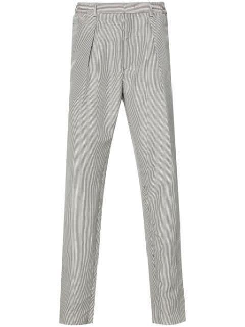 tapered-leg striped trousers by FENDI