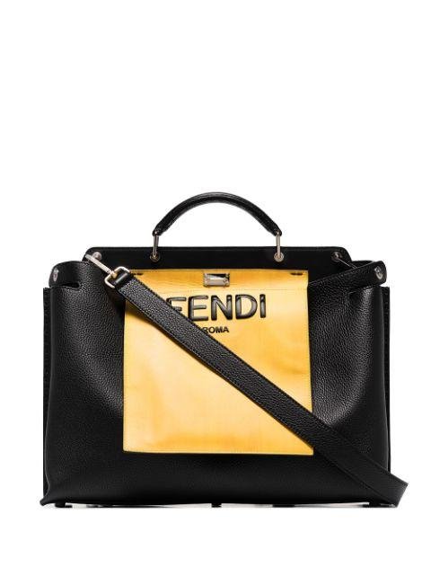 two-tone Peekaboo tote bag by FENDI