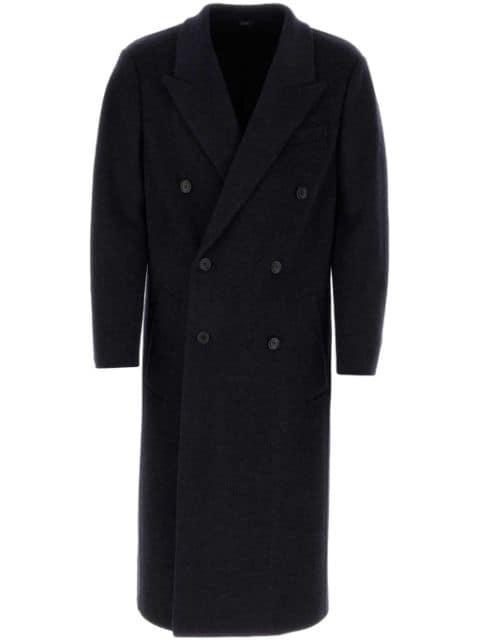 wool-blend double-breasted coat by FENDI