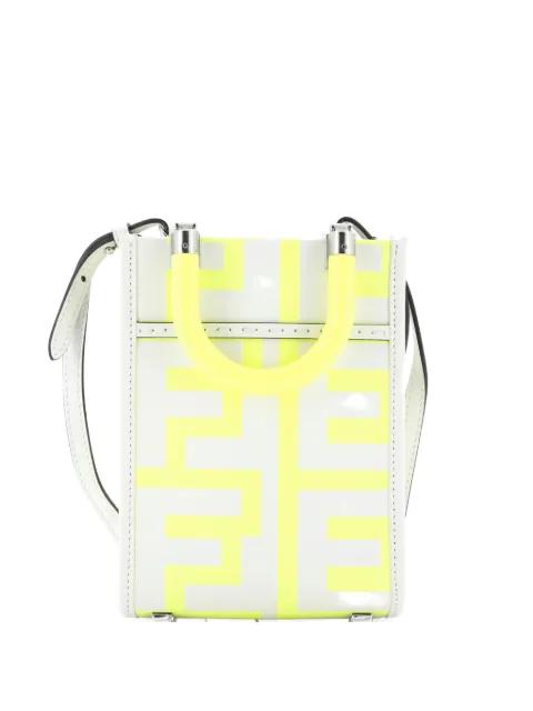 x Marc Jacobs Sunshine Shopper Printed Leather Mini tote bag by FENDI x Marc Jacobs Sunshine Shopper Printed Leather Mini tote bag by FENDI